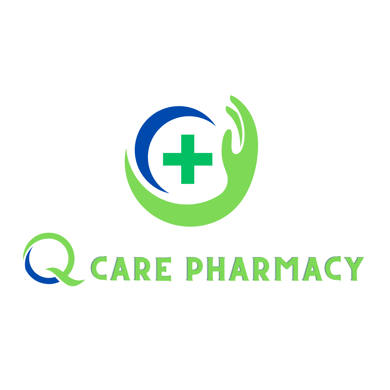 Q Care Pharmacy Exceptional Care Quality Products   Logo With Text Trans 1 1 